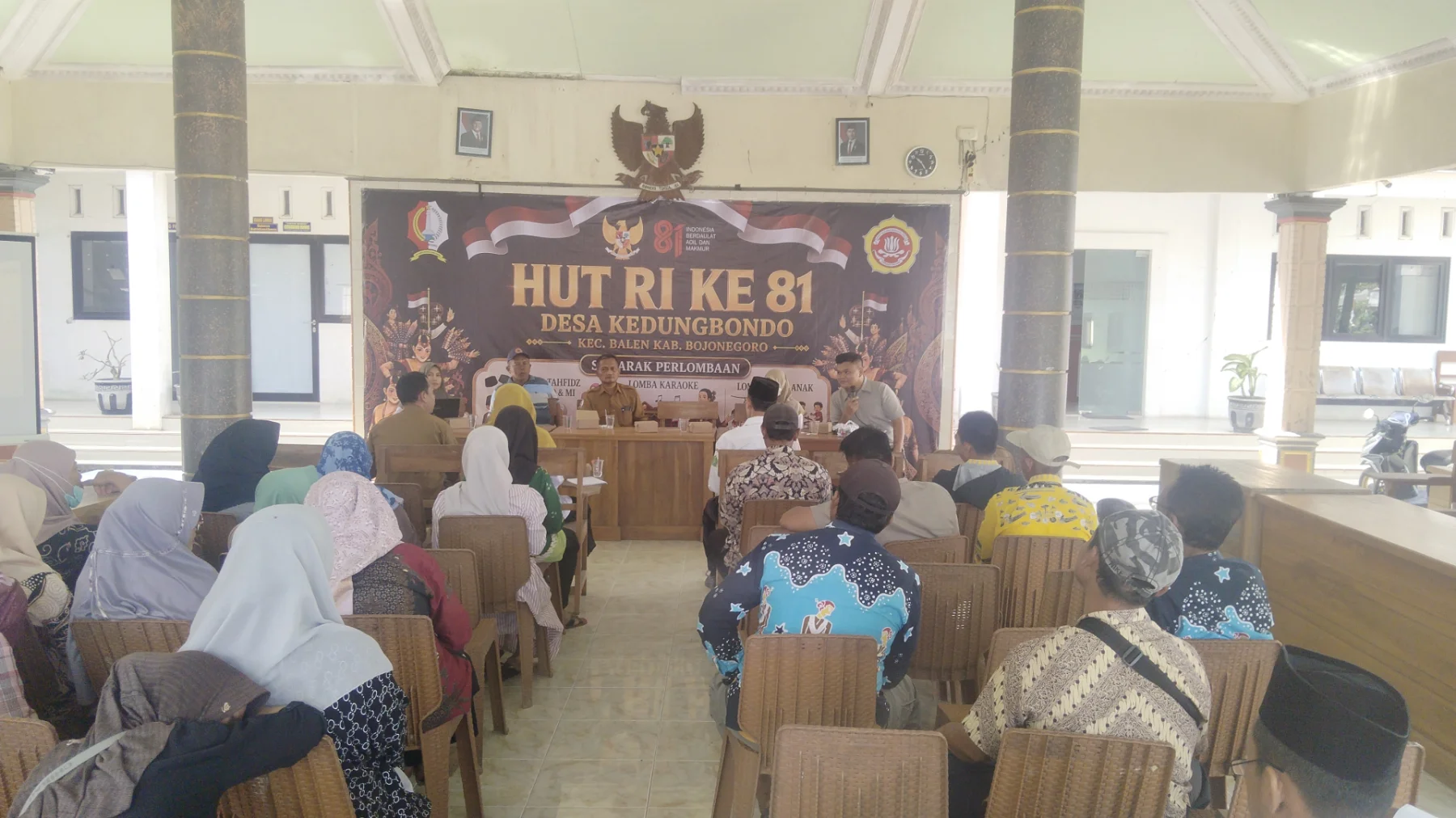 Rakor Panitia HUT RI Ke-81 Desa Kedungbondo